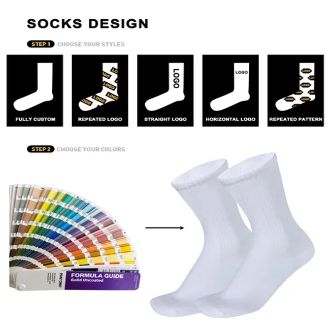 Free Size High Quality Design Socks Custom Happy Funny Cotton Bamboo Socks Custom Crew Socks