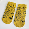 Socks Women′s Cartoon Boat Socks Shallow Summer Breathable Non-Slip Non-Drop Heel Invisible Pikachu Men′s Socks