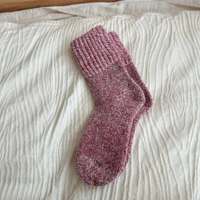 Winter Thickened Wool Pile and Thread Socks Children′s MID-Calf Socks Padded Thickened Warm Thick Couple Miscellaneous Colors Terry