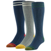 Custom Design Embroidered Logo Classic Mens Hampton Crew Dress Socks