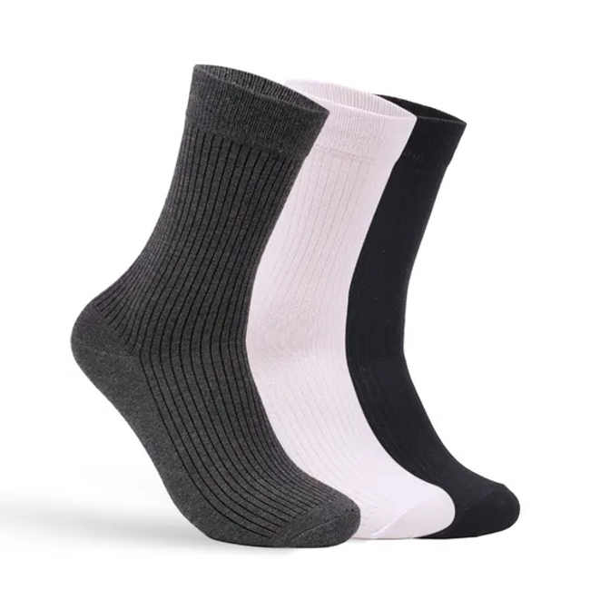 Classic Grey Men′s Cotton Socks Men Dress Official Socks Business Socks