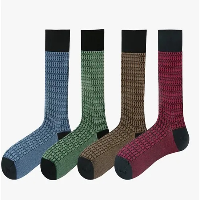 Wholesale Business Socks Stocking Cotton Spandex Unisex Custom Logo Socks