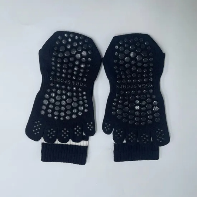 Whoelsale Non-Slip Yoga Socks Cotton Sport Five Finger Socks
