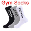 Xianghui Make Your Own Custom Logo 100% Cotton Chaussette Business Men Crew