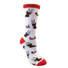Christmas Socks Snowman Santa Cartoon Holiday Socks Adult Stocking