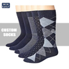 OEM High Quality Designer Casual Dress Women Men Unisex Office Business Breathable Bamboo 100% Cotton Athletic Sports Custom Socks