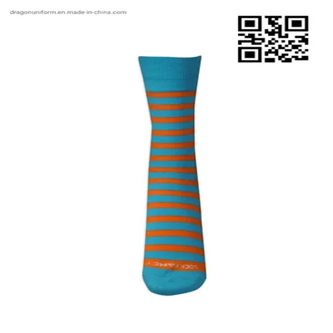 OEM Women Cotton Socks Girl Woman Breathable Novelty Business Stripe Socks