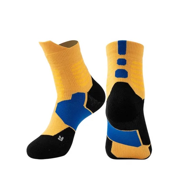 Sports Sock Men Women Cotton Anti Slip Ankle Crew Sock Running Cycling Basketball Athletic Sports Socks