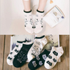 Youki Summer 48 Colors Cute Funny Cartoon Printed Striped Anti Slip Woman Man Ankle Grip Socks