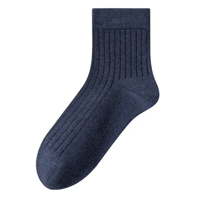 Men Office Wear Socks Only Cotton Men Men Formal Socks Business Casual Black White Gray Simple Short Tube Pure Cotton Socks