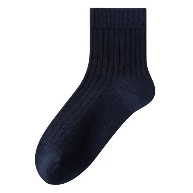 Men Office Wear Socks Only Cotton Men Men Formal Socks Business Casual Black White Gray Simple Short Tube Pure Cotton Socks