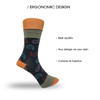 Men′s Color Top Quality Mercerized Dress Socks