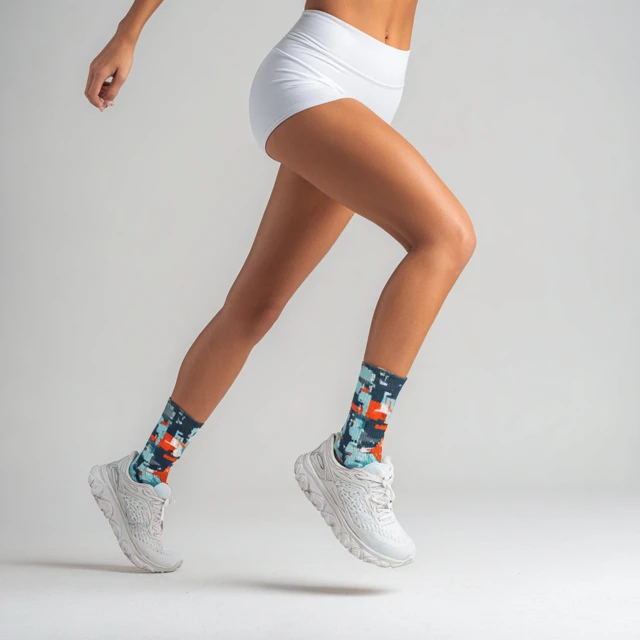 factory Artwork Customization Performance Running Socks Supplier Sports Socks for Training