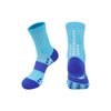 online selling Non-Slip Yoga Socks for Women Colorful Gradient Ladies Indoor Dance Floor Socks Mid-tube Cotton Pilates Yoga 