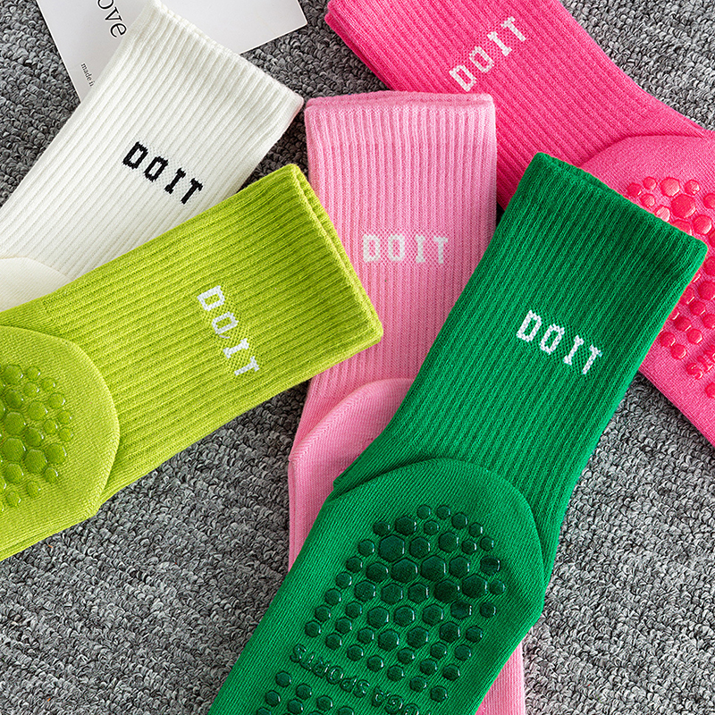 new product release Bandage Yoga Pilates Socks for Women Ballet Dance Cotton Socks Anti-slip Woman Sport Sock Gym Workout 
