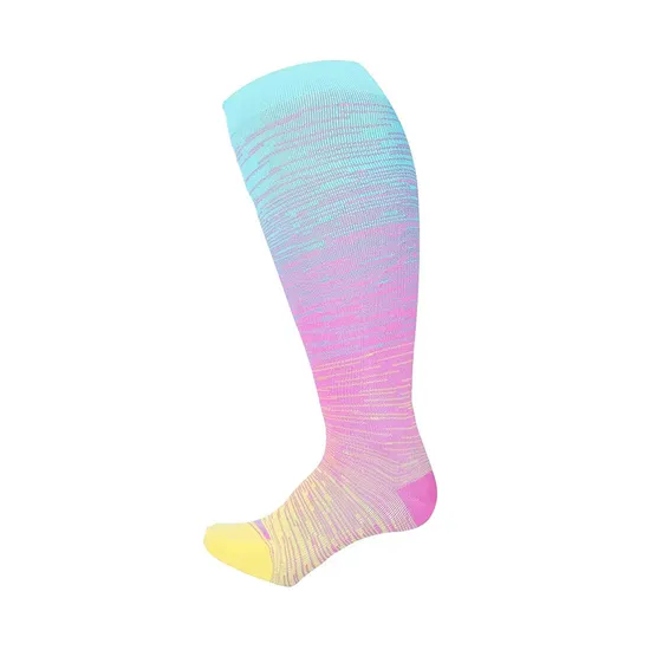 Extra Wide Calf Knee High Stockings Plus Size Compression Socks for Unisex
