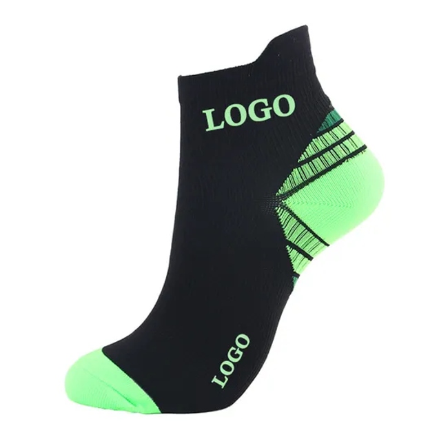 Men Top Quality Customized Logo Nylon Sustainable Sports Socks Fashion Spring Summer Athletic Socks