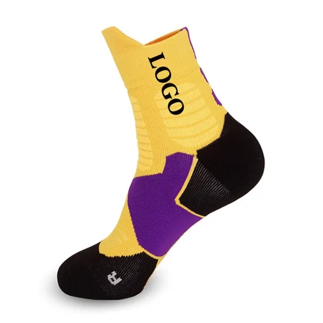 High Quality Custom Logo Sustainable Sports Socks Fashion Unisex Anti-Slip Sporty Socks for Spring Summer