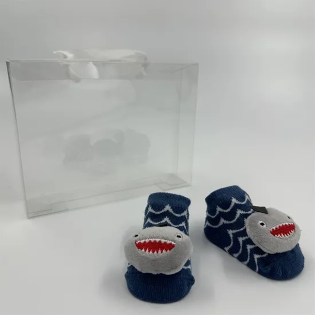 Newborn Baby Eco-Friendly Healthy and Warm Shark Indoor Non-Slip Crawling Socks