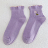 Wholesale Korean Socks Cute Ankle Cotton Lovely Frill Short Socks