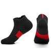 No Show Compression Athletic Running Socks, Wicking Sport Cushion Padded Sock