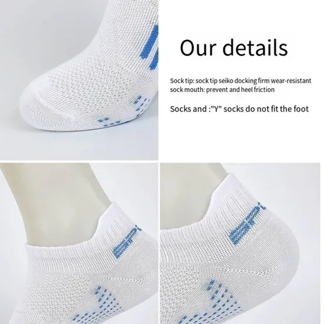 Custom Sports Sock Marathon Ankle Socks Athletic Breathable Fitness Running Compression Tab Low Cut Sock