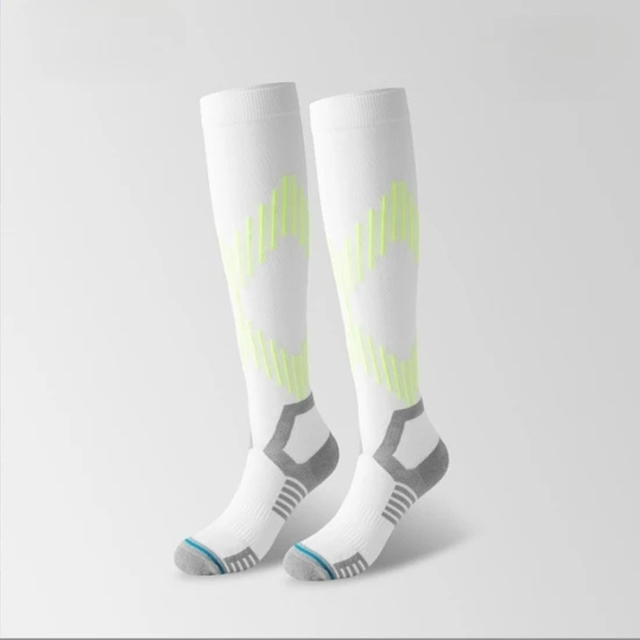 Professional Men′s Long Compression Socks with Terry Bottom for Winter