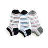 Summer Anti Bacterial Mens Colorful Blend Short Basic Casual Breathable Cool Cotton Stripe Block Trainer Liner Socks