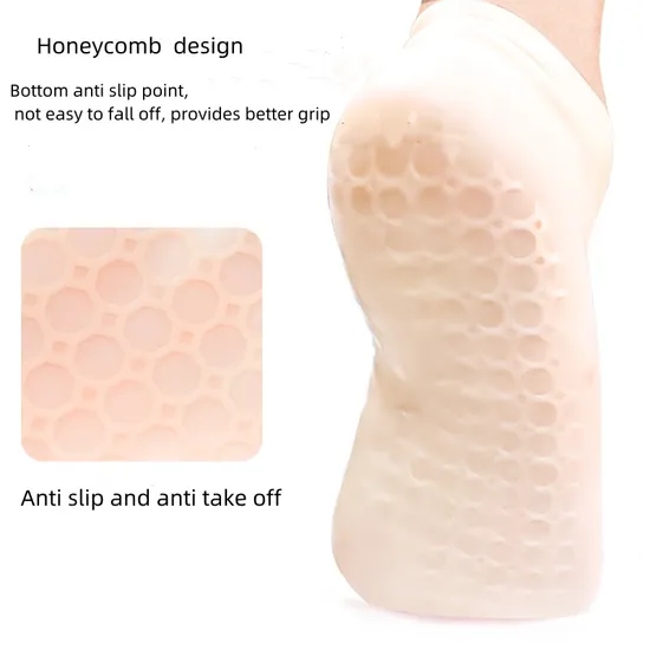 Women′s Foot Care Silicone Moisturizing Socks for Dry Cracked Feet