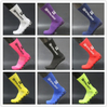 Custom Made Terry Bottom Compression Socks Athletic Anti-Slip Grip Football Socks Short Sports Soccer Socks