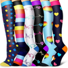 New Fashion Nylon Knee High Running Sport Compression Terry Socks