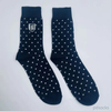 Custom Cotton Socks for Men Combed Cotton Embroidered Socks 3pk