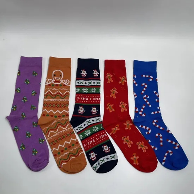 Socks Fuzzy Fluffy Cotton Knit Crew Xmas Christmas Socks
