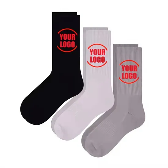 Custom General Sports High Quality Soft and Breathable Non-Slip Sports Compression Original Cotton Men Socks