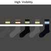 High Reflective Cycling Running Sports Socks Night Safety Compression Athletic Socks for Running Cycling Basketball Hiking Crew