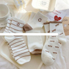 Hot Sell Korean Fashion Cute Style Women s Socks Custom Solid Cotton Crew Socks For Wholesale