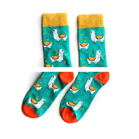Promotion Animal socks Wholesale crew socks same pattern sets novelty funny men cotton socks