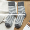 Autumn and winter thick socks, children s mid tube socks, striped long socks