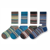 New Design Unisex Size Winter Warm Thick Cotton Knitting Socks Quality Vintage Ethnic Style Seamless Casual Crew Socks for Man