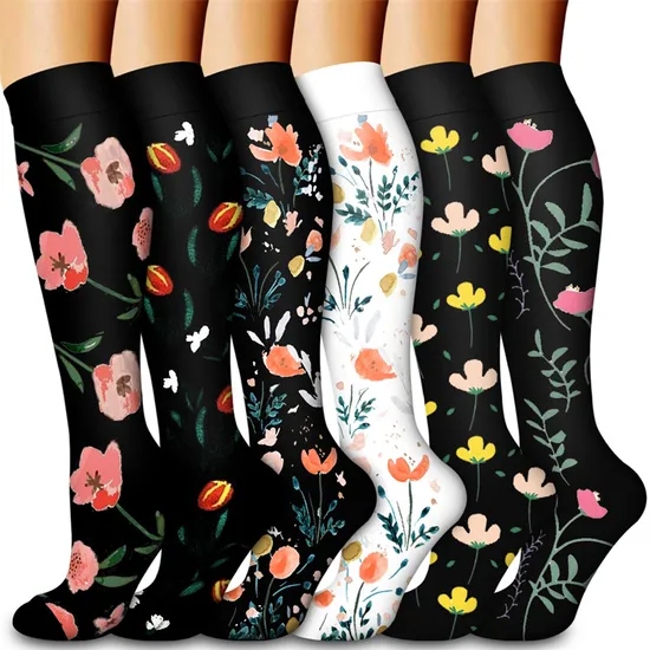 Progressive Circulation Support Compression Socks for Men and Women