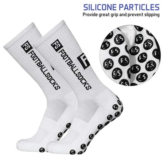 High Quality Hot Sale Adult Breathable Soccer Socks Popular Compression Grip