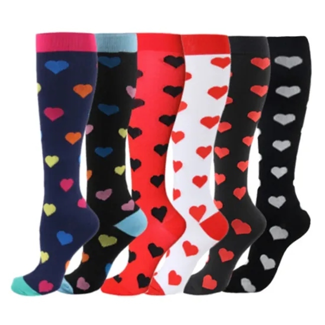 Uron Custom Logo Design Compression Football Socks Anti Slip Soccer Socks Athletic Sport Football Grip Socks