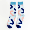 Post Op Stage 2 Recovery Socks High Compression Socks Support Therapeutic Graduated Sports Socks Medical Grade 2 MID-Calf-Length Socks with Toe Exposed