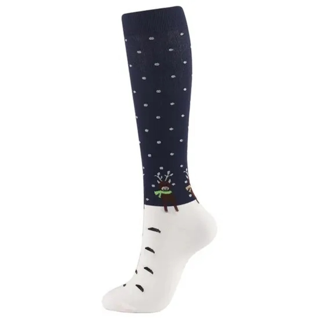 Graduated Support Knee-High Compression Christmas Socks for Men&Women
