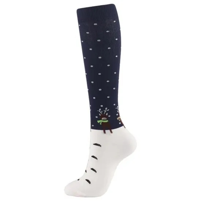 Graduated Support Knee-High Compression Christmas Socks for Men&Women