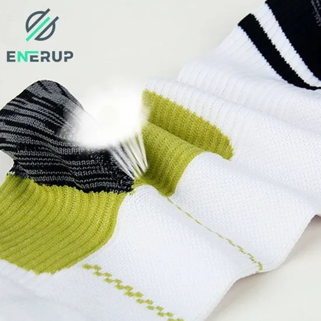 Enerup Men Coolmax Cycling Socks Sport Compression Socks Graduated