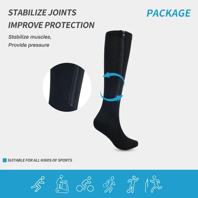 Custom Elastic Compression Socks Leg Support Sports Compression Stockings