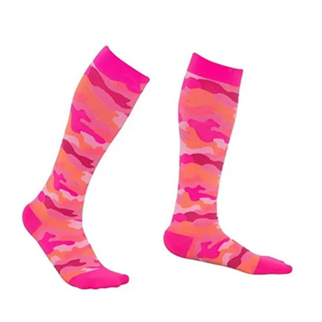 Factory Cheap Compression Socks Cycling Knee High Sport Socks Largest Size