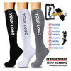Free Packing Free Sample 15-20mmhg Women Compression Nurse Medical Socks