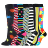 Running Sports Athletic Nurse Spot Graduated Medical Custom 20-30mmhg Knee High Funny Unisex Compression Socks